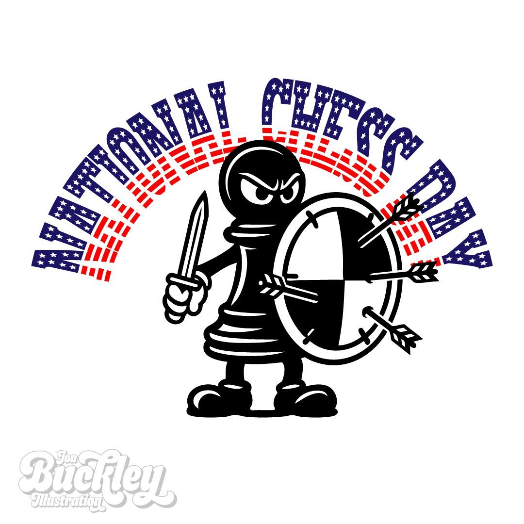 jonbuckleyart's tweet image. Woodpushers Unite!
.
#Chess #USA #NationalChessDay #USChess #ChessMoves #chessgame #boardgames #illustration #illustrator #editorialillustration #mascot #chesslover #chessplayer