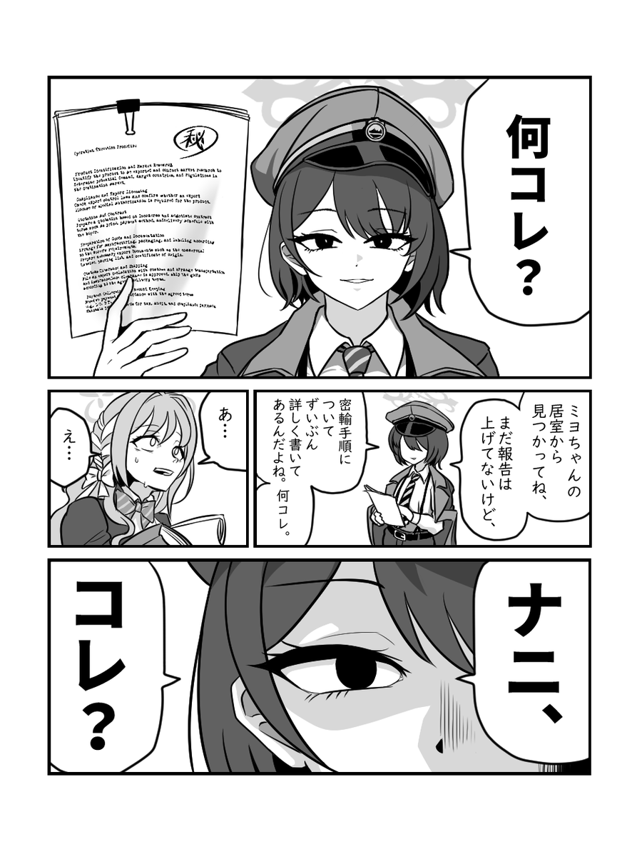 ヒ。-非正規の交易について-
 #ブルアカ 