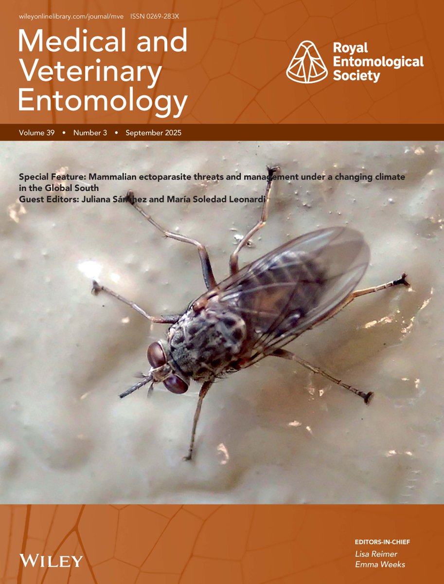 <a href="/MedVet_Ent/">Medical & Veterinary Entomology</a> is delighted to be at 9th International Congress of the Society for #VectorEcology, sponsoring the Post Doc award for oral presentations &amp; a poster prize too!

Are you at #SOVE2025? Look out for our #EiC Marion England to chat about submitting!
ow.ly/MEAI50X9CIQ