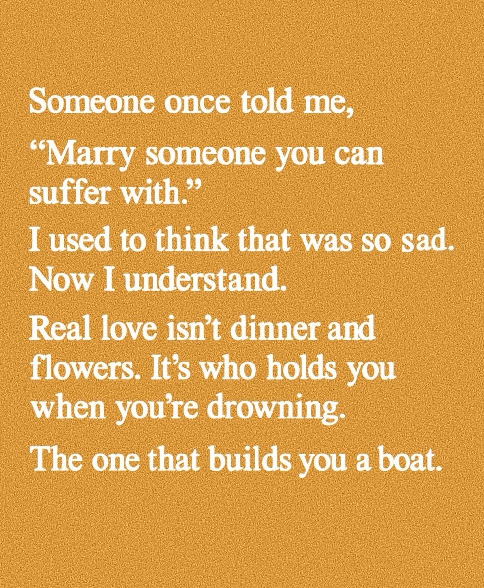 Someone once told me..