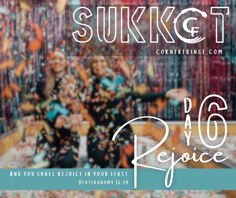 CornerFringe's tweet image. DAY SIX: Sukkot is the only feast during which God commands us to REJOICE! (Lev. 23:40, Deut. 16:14)

#cornerfringe #sukkot #feastoftabernacles #feastofbooths #sukkah #fallfestivals