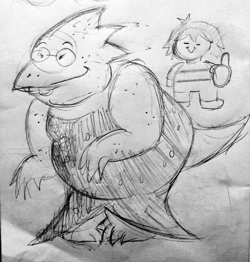shadowplumber24's tweet image. I really like Alphys Undertale by Tony Hawks
