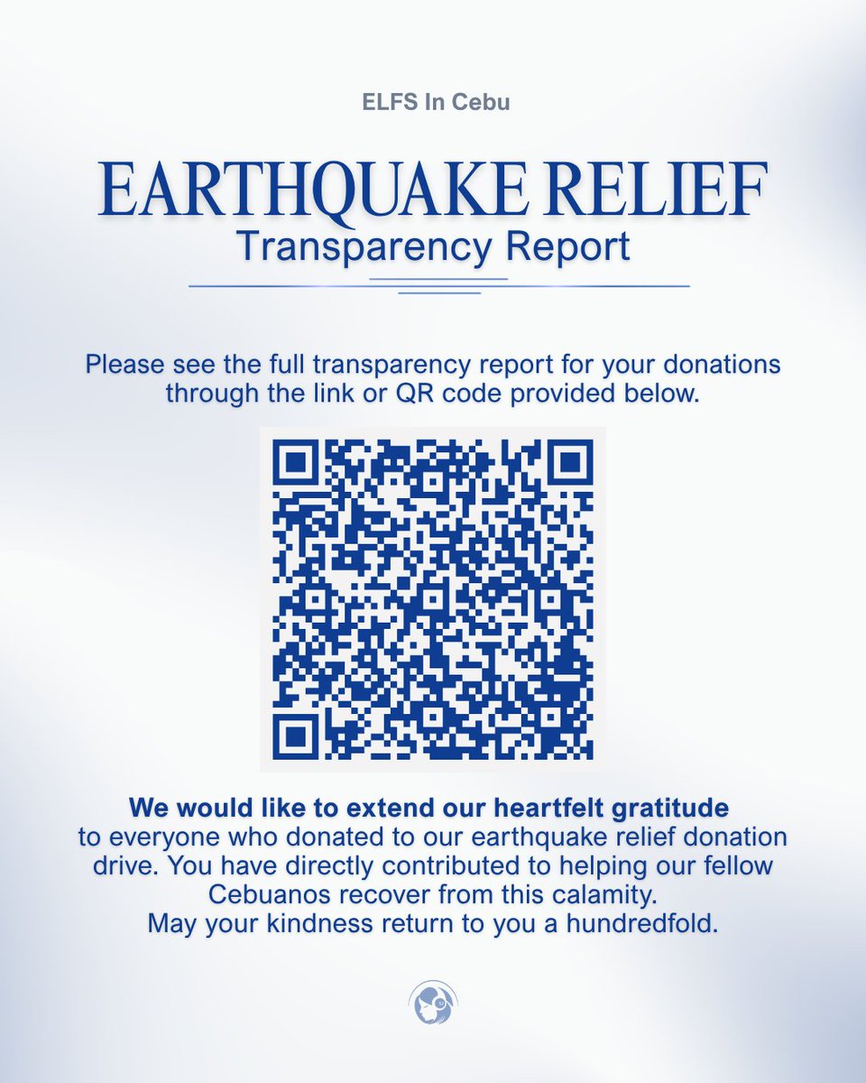 We would like to extend our heartfelt gratitude
to everyone who donated to our earthquake relief donation drive.  

May your kindness return to you a hundredfold 💙

Please see the full transparency report  here: 
docs.google.com/spreadsheets/d…