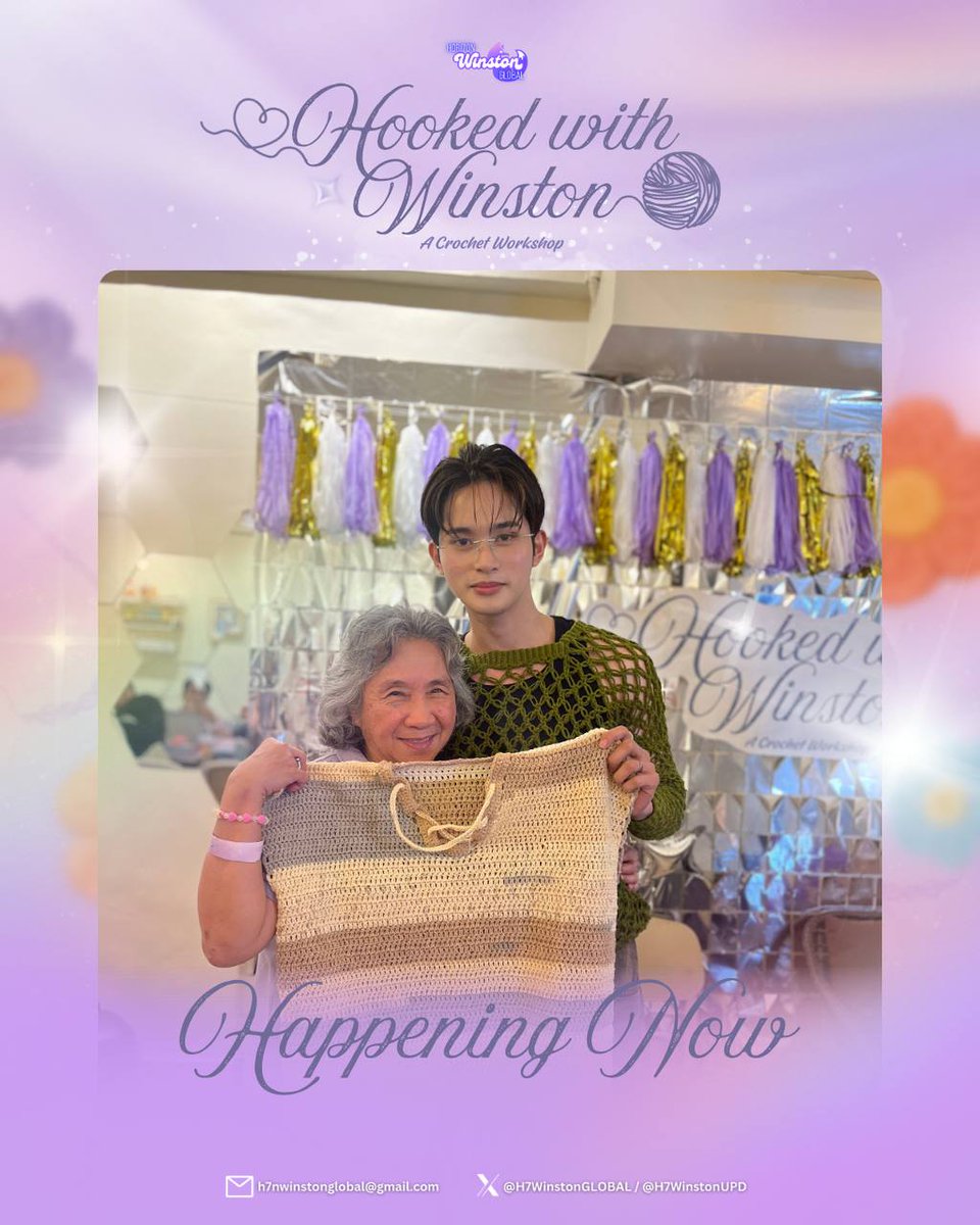 Congratulations Lola Anchor, for winning this crocheted garment! Hand-made by Winston himself.

You deserve it! Take care of it and wear it with love.

#HookedWithWinston
#HORI7ON #WINSTON