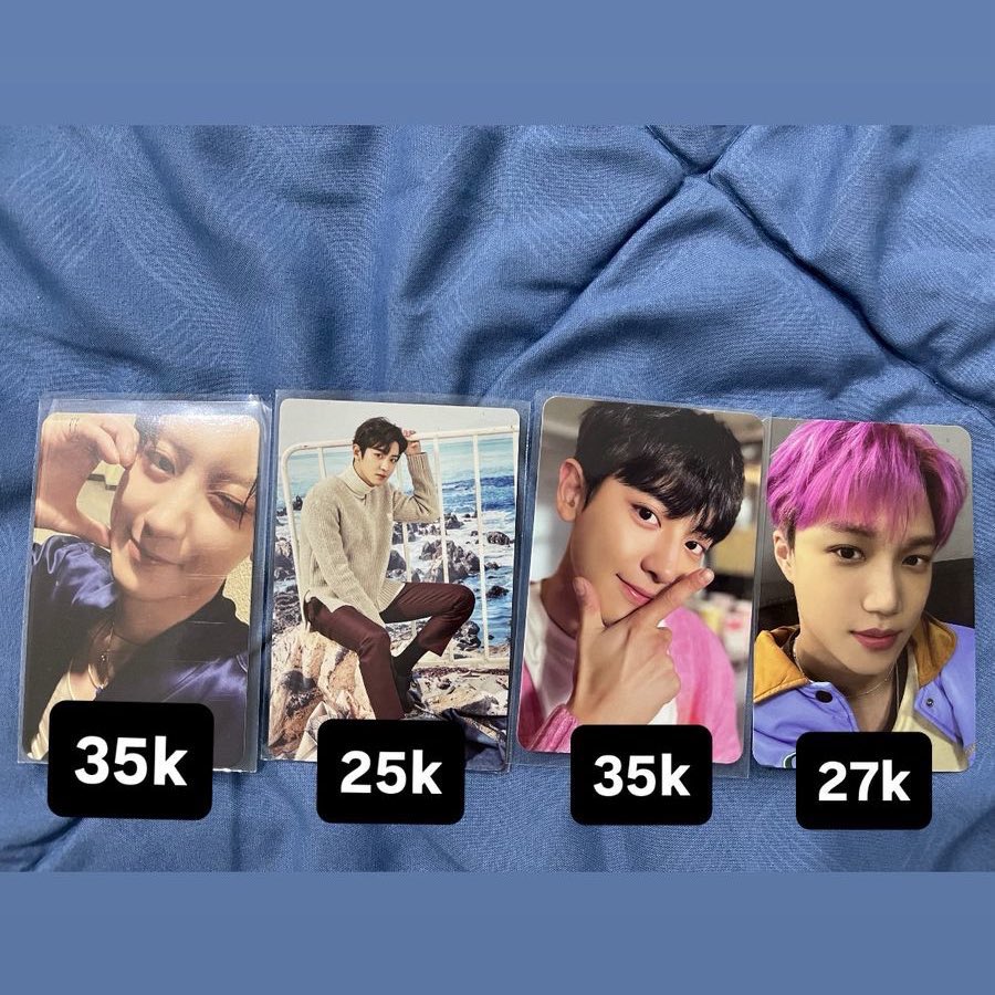 jireongie__'s tweet image. wts want to sell pc aab exo edisi stop collect

price on pict

📍 jakarta, ina
✅ co oren
✅ mostly good condi
not for sensitive buyer‼️

💌 dm for more info

tags wts wtb sell buy ina poca pc exo suho xiumin lay chen baekhyun chanyeol d.o kai sehun exol eri sm