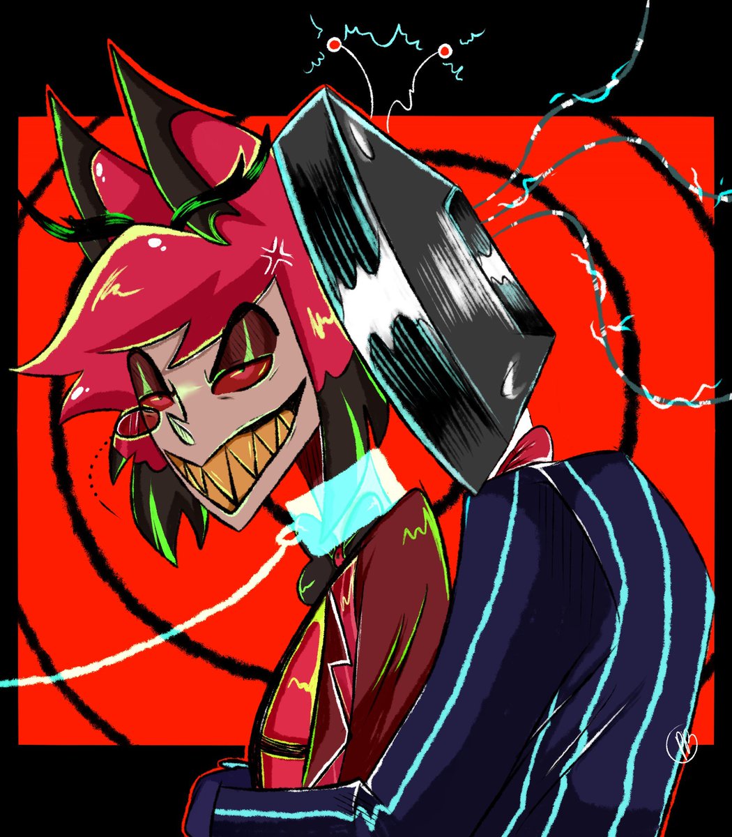 chacha1727141's tweet image. Une obsession ? Non pas du tout 🤣😅

#HazbinHotel #HazbinHotelFanart #voxal #AlastorxVox #AlastorHazbinHotel #Alastor #RadioStatic