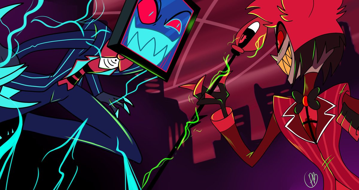 chacha1727141's tweet image. Une obsession ? Non pas du tout 🤣😅

#HazbinHotel #HazbinHotelFanart #voxal #AlastorxVox #AlastorHazbinHotel #Alastor #RadioStatic