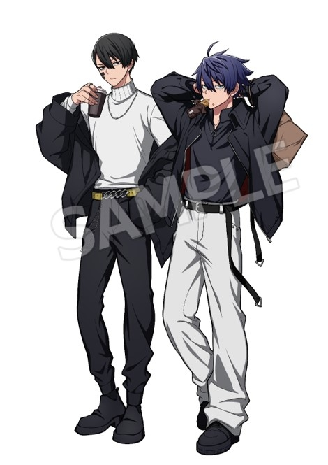 非売品 桃源暗鬼 Blu-ray 四～六 特典 クリアポーチ 一ノ瀬 無陀野無人 桃源暗鬼 カラビナ付きクリアポーチ／無陀野無人: キャラグッズ