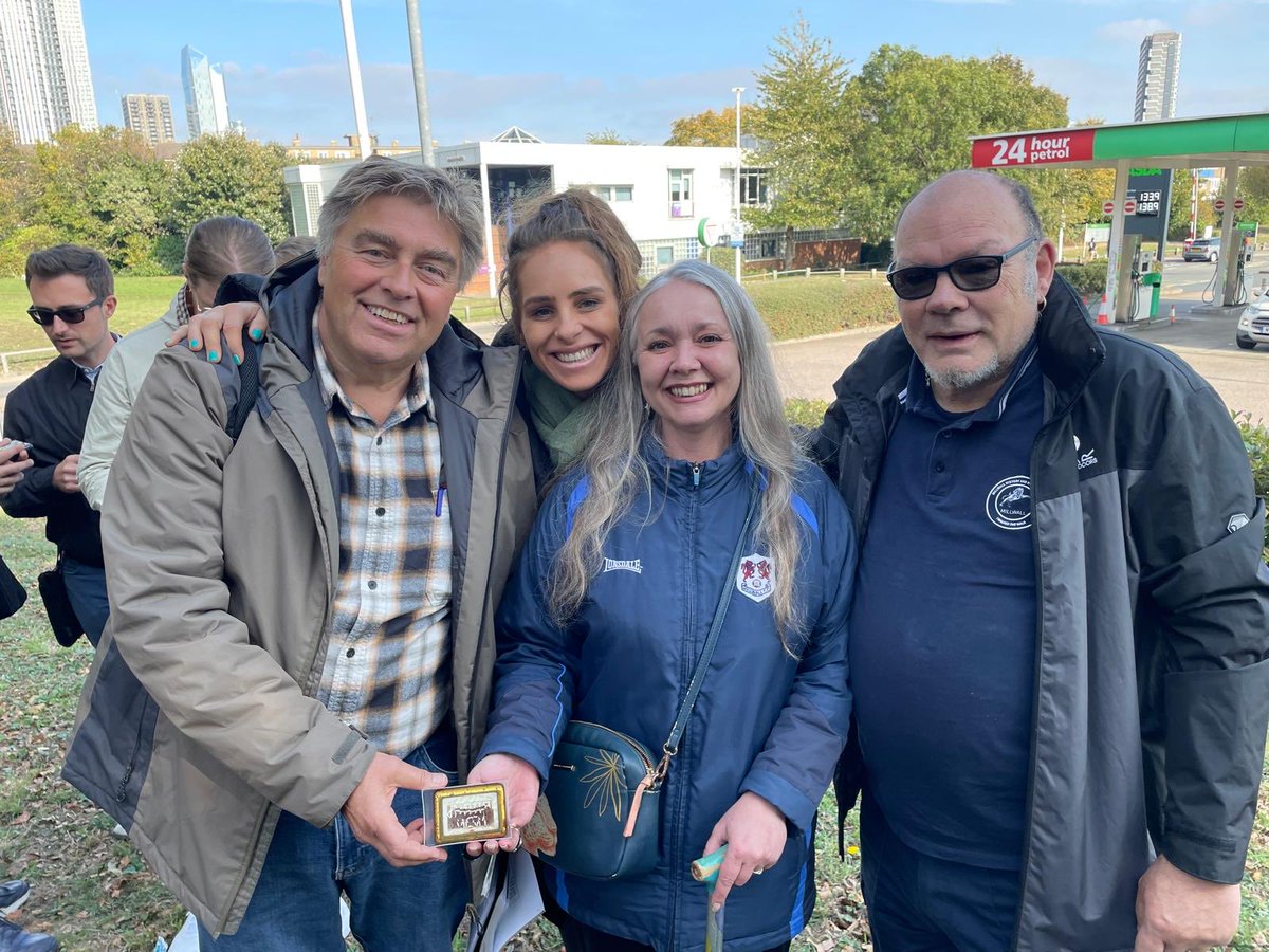 cabbiewalks's tweet image. Never know what might turn up on one of our Millwall History &amp;amp; Heritage Tours.