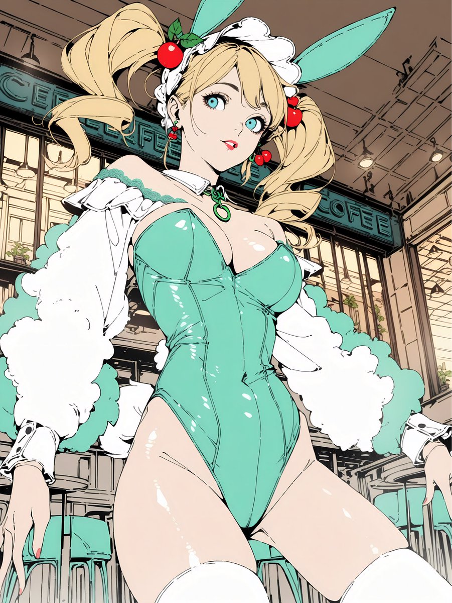 Jusheal_numerus's tweet image. 「クリームソーダバニー」
若干のデザインの揺れは御座いますが、まぁまぁ安定してきた思います。
のでプロンプトALTに載せちゃいます!!
遊んでもらえたら嬉しいです〜〜!
ぜひ〜!☺️
#AIイラスト #AIart