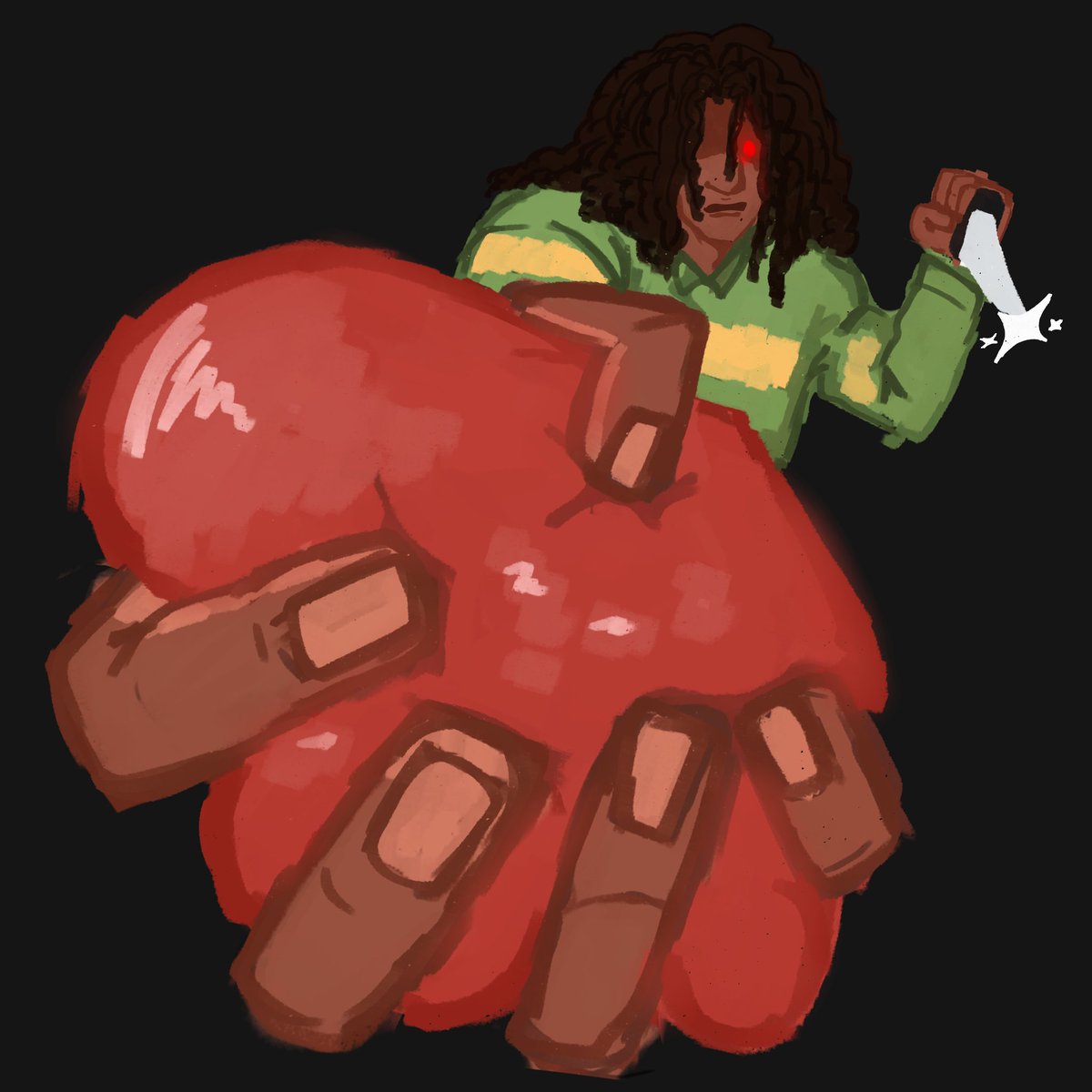 AnomalysCee3s's tweet image. Kris render #deltarunefanart