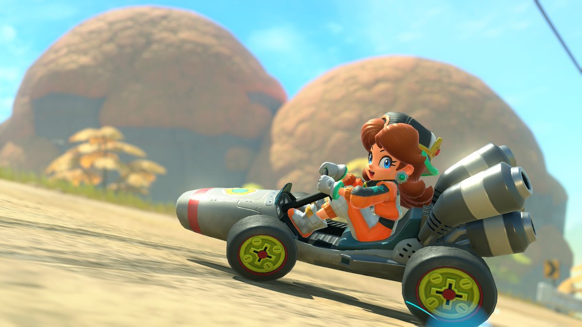 Ramilami83's tweet image. 今日はモーモーカントリーからプクプクフォールズまでの秋の道

#マリオカートワールド
#マリオカートワールド写真部
#PrincessDaisy