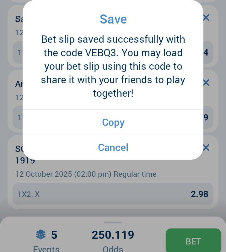 5/5 FT X ON 1XBET💥✅

Code 👉 VEBQ3

Dont have account yet, Register with link below 👇