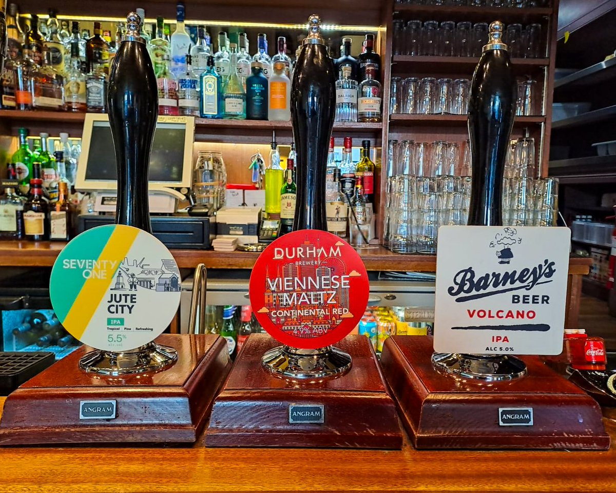 71 Brewing Jute City, Durham Brewery Viennese Maltz, Barney's Beer Volcano <a href="/durhambrewery/">The Durham Brewery</a> <a href="/barneysbeer/">Barney's Beer</a>