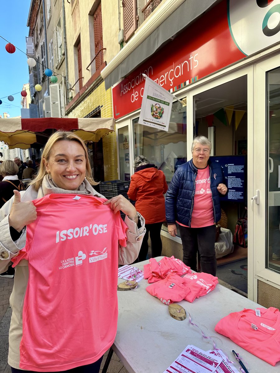 DelphLingemann's tweet image. 🩷 Inscrite à Issoir’Ose, course solidaire organisée dans le cadre d’Octobre Rose, pour soutenir la recherche et les femmes touchées par le cancer du sein.
Dimanche 19 octobre, 10h, place de la République à Issoire.
Les inscriptions sont ouvertes : chaque pas compte !