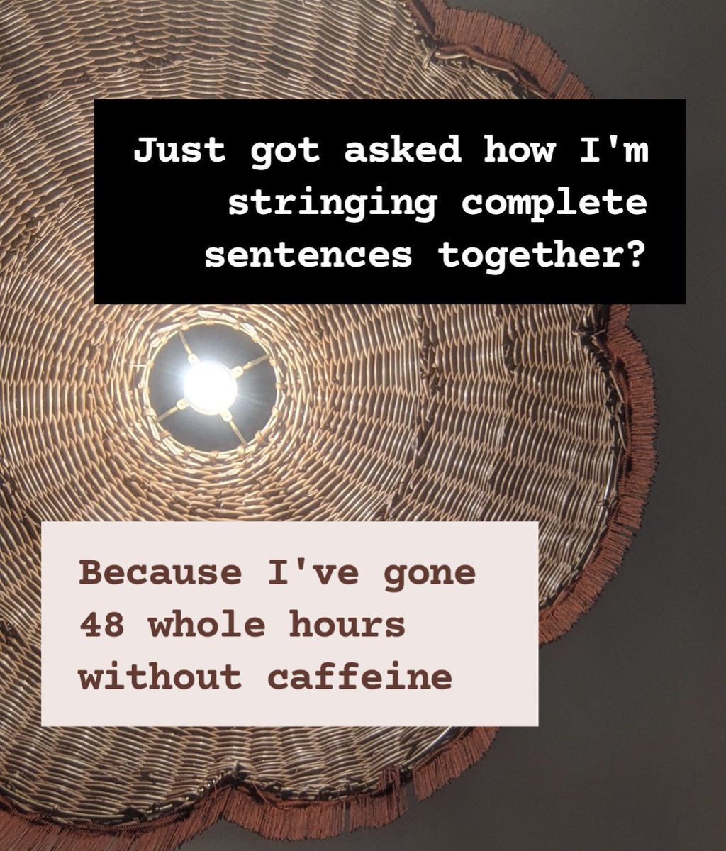 AWTGirl's tweet image. I&apos;m not 😂
#Sunday #coffeeshot