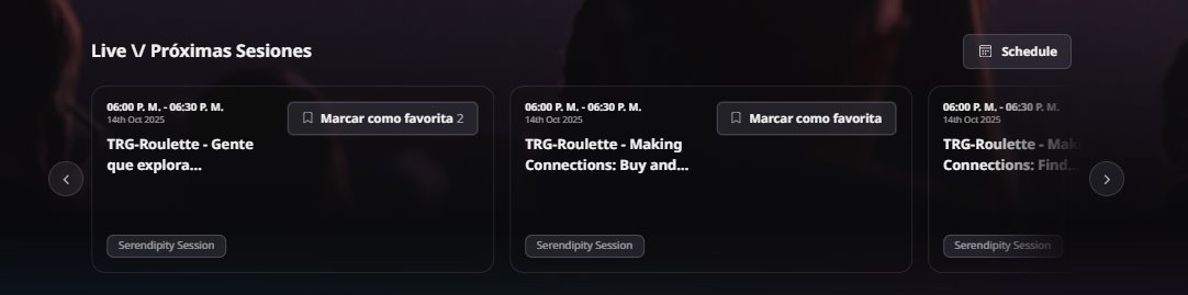 tarugoconf's tweet image. TRG-Roulette en #Airmeet = 10 minutos con alguien que podría ser tu próximo partner, cliente o por qué no, amigo. 😎 Conversaciones aleatorias, pero con un propósito. 

¡Nos vemos el MARTES a las 18:00h!