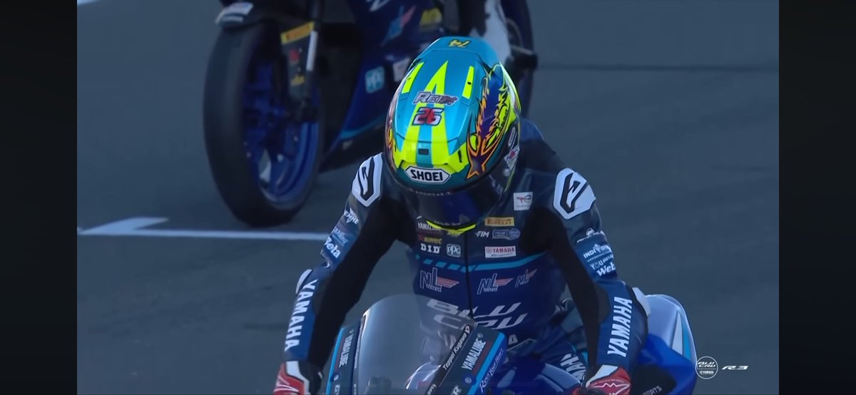 Ready for FINAL RACE 

最後全て出し切ってきます‼︎

🤜#頑張れレレ 🤛<a href="/Rei_Wakamatsu/">若松怜/ReiWakamatsu</a> 

#yamaha #R3cup