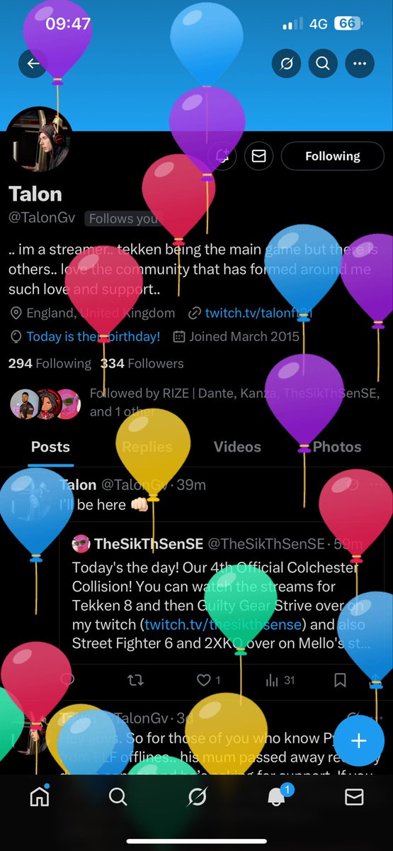 YouCalledMeNorm's tweet photo. @TalonGv Happy birthday Talon 🎉 https://t.co/JRyc4m6qBW