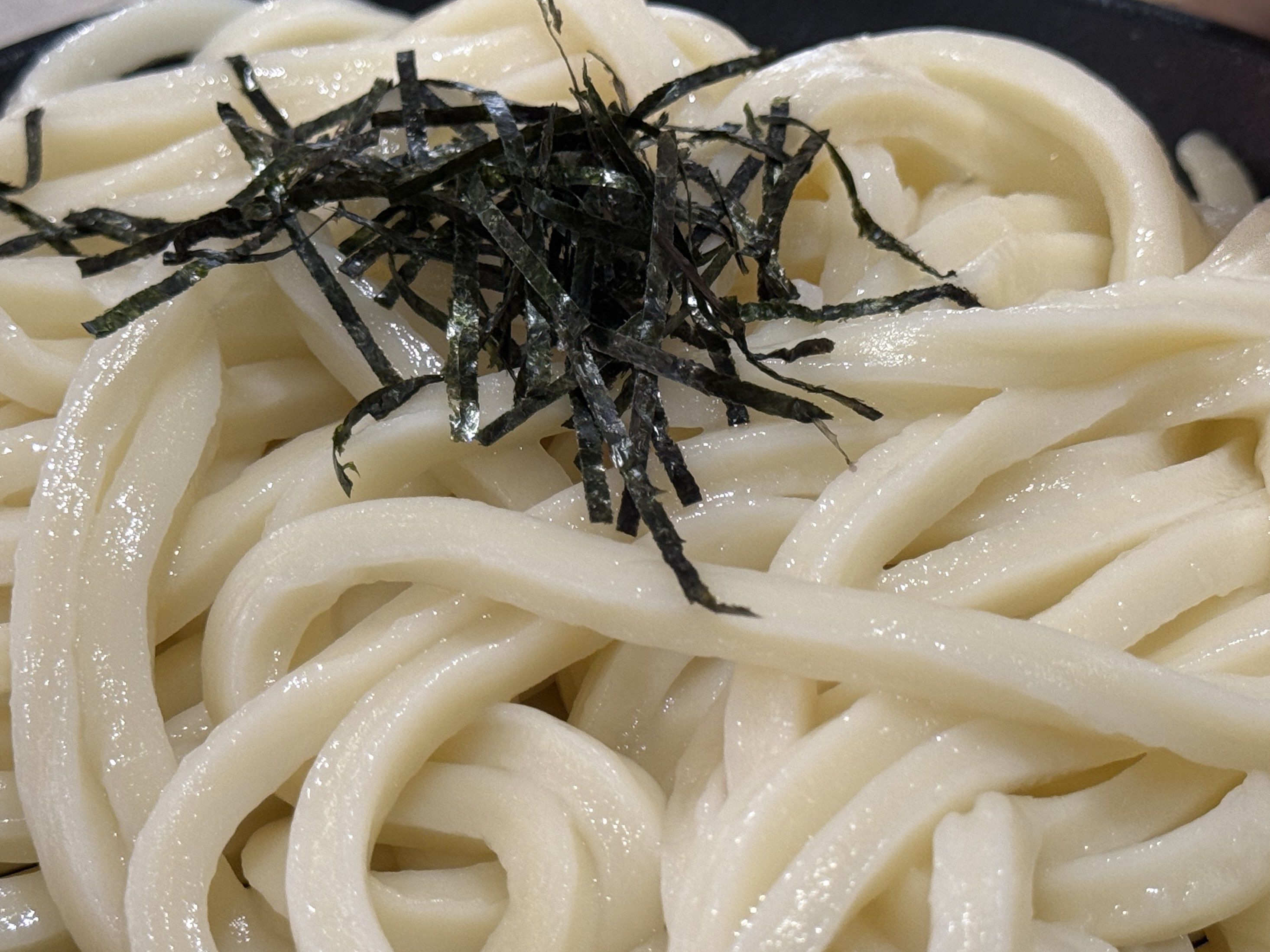 ざるうどん 🍜 20250310 #むらさきうどん #ざるうどん #ゲソ天