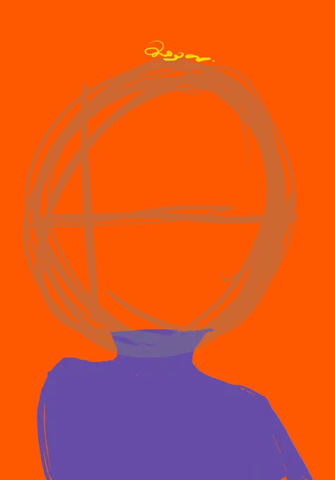 #これがこうなるから主線なしは好き 主線なしイラストは下描きほぼしないので、ガチのラフっぽいのしか見せられん