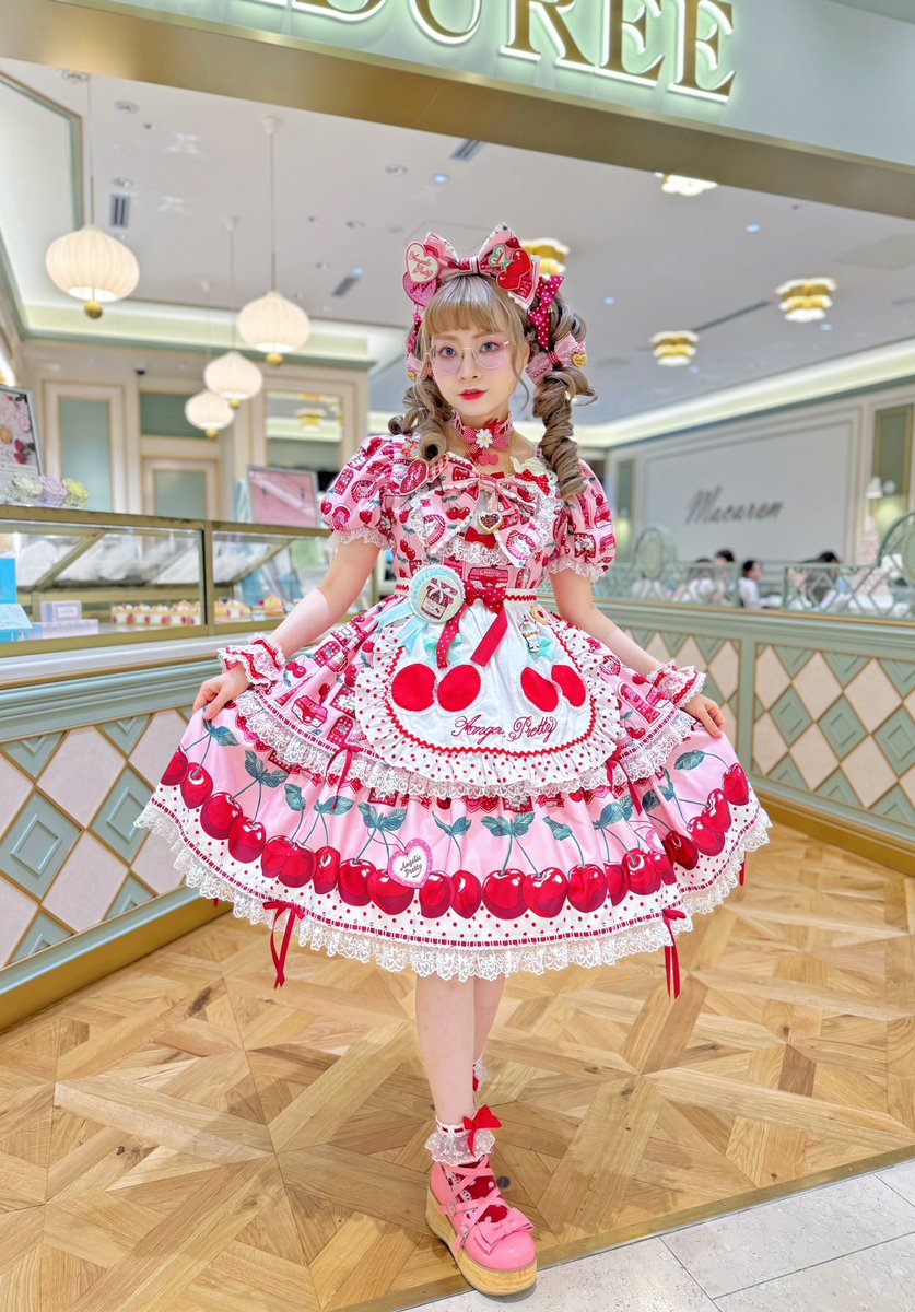 チェリー🍒コーデ✨
