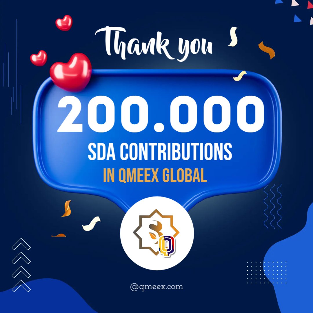QMEEXGlobal's tweet image. Dear members of the SidraFamily community, What a collective euphoria to cross the 200,000 contributions mark for QMEEX Global! This monumental milestone is not just a number: it is irrefutable proof of your passion for a virtual team-building revolution, rooted in our Islamic…