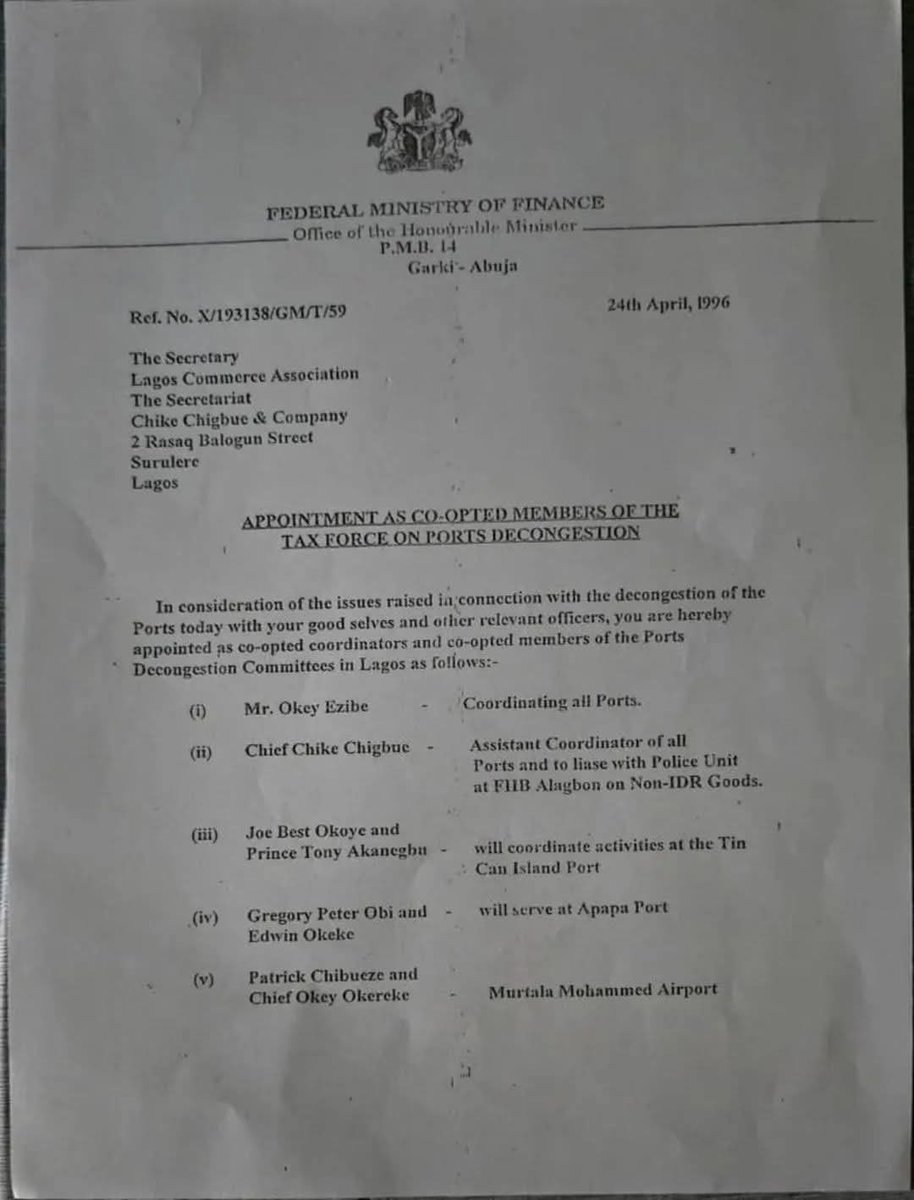 KabiesiOlukosi's tweet photo. This is what Peter Obi want for Lagos, for his kinsmen to rule Lagos and determine the future of Yoruba. 

He worked with Abacha to removed Yorubas from Lagos ports and put his kinsmen there, all in the name of decongestion. https://t.co/777zGtFV44