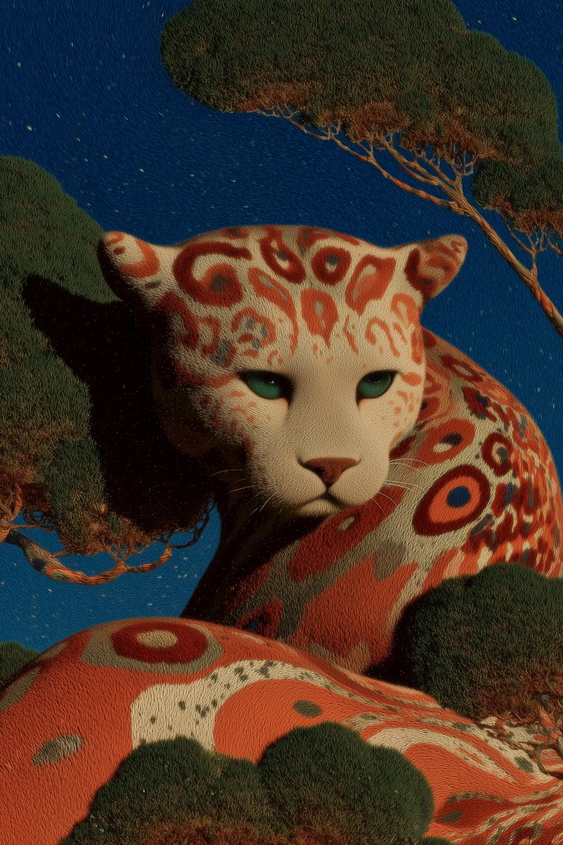 olgafastidious's tweet image. hello everyone!

i worked on a series of surreal-themed pieces centered around wild animals. what do you think?

#midjourney #wildanimals