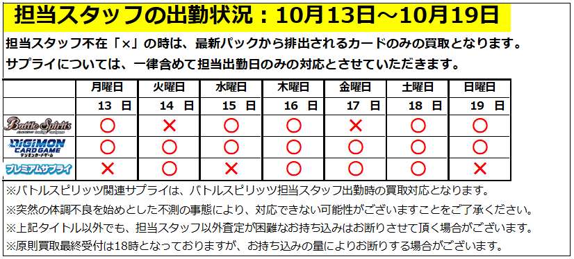 【お知らせ】
買取制限のご案内です。添付画像をご覧いただきますようお願い致します