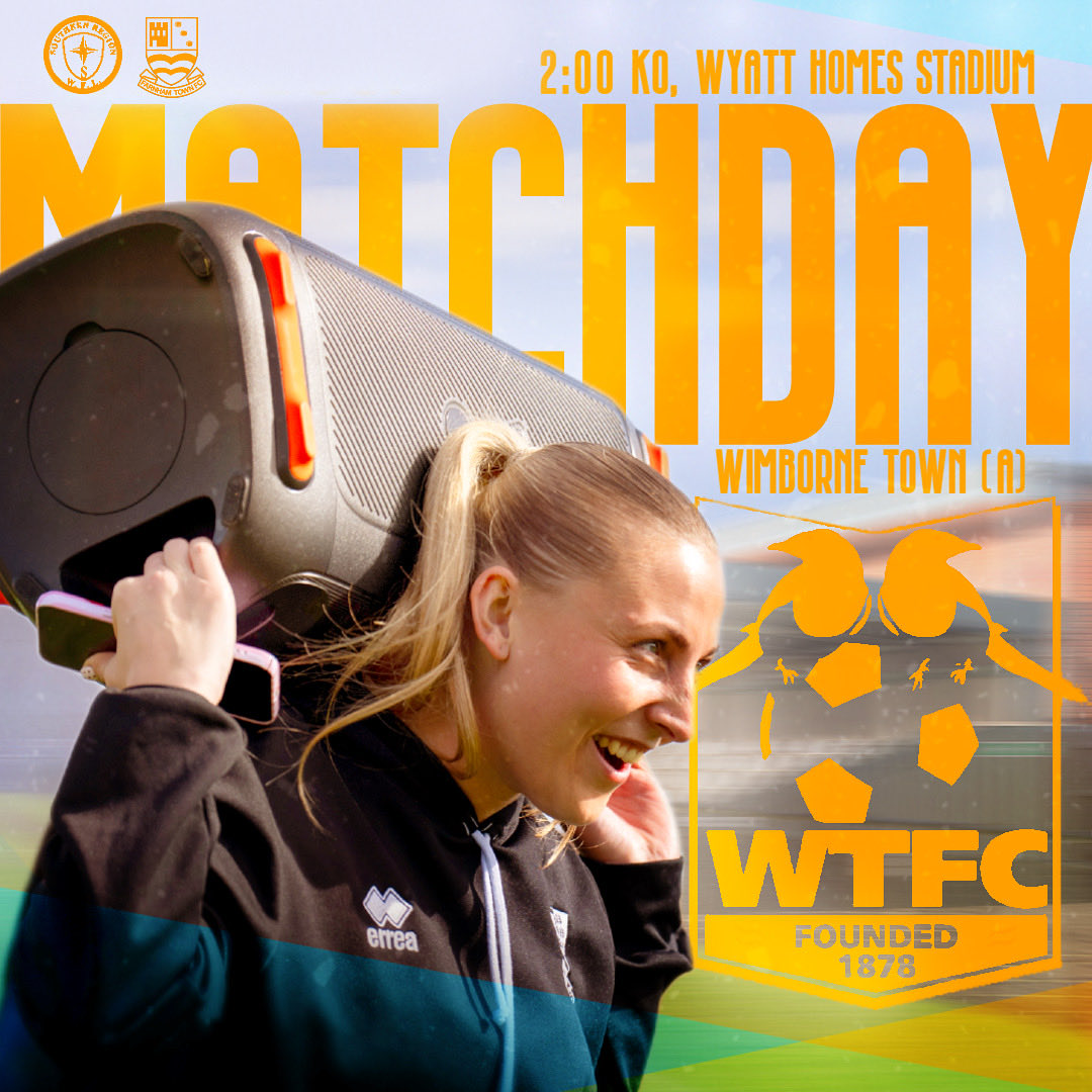 It’s 𝐌𝐀𝐓𝐂𝐇𝐃𝐀𝐘 on the Dorset coast

The Town return to league action, as we travel West to tackle the Magpies <a href="/WimborneTownFC/">Wimborne Town FC</a> 

⏰ 2:00. KO | BH21 2FU