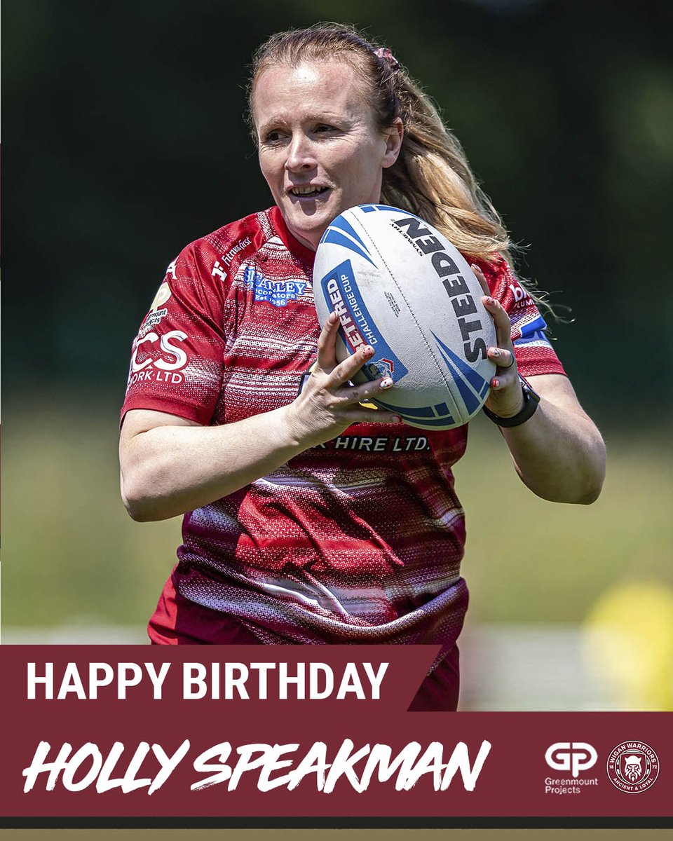 WiganWarriorsRL's tweet image. 🥳 Happy Birthday to our history-making Women&apos;s forward, Holly Speakman! 

#WWRL