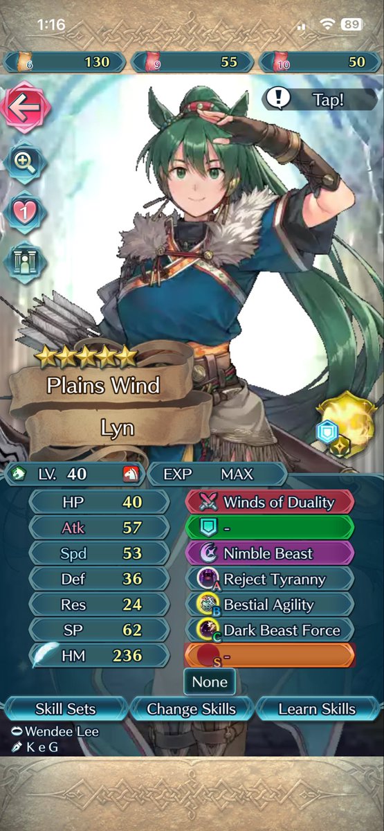 Maxed out my Lyn