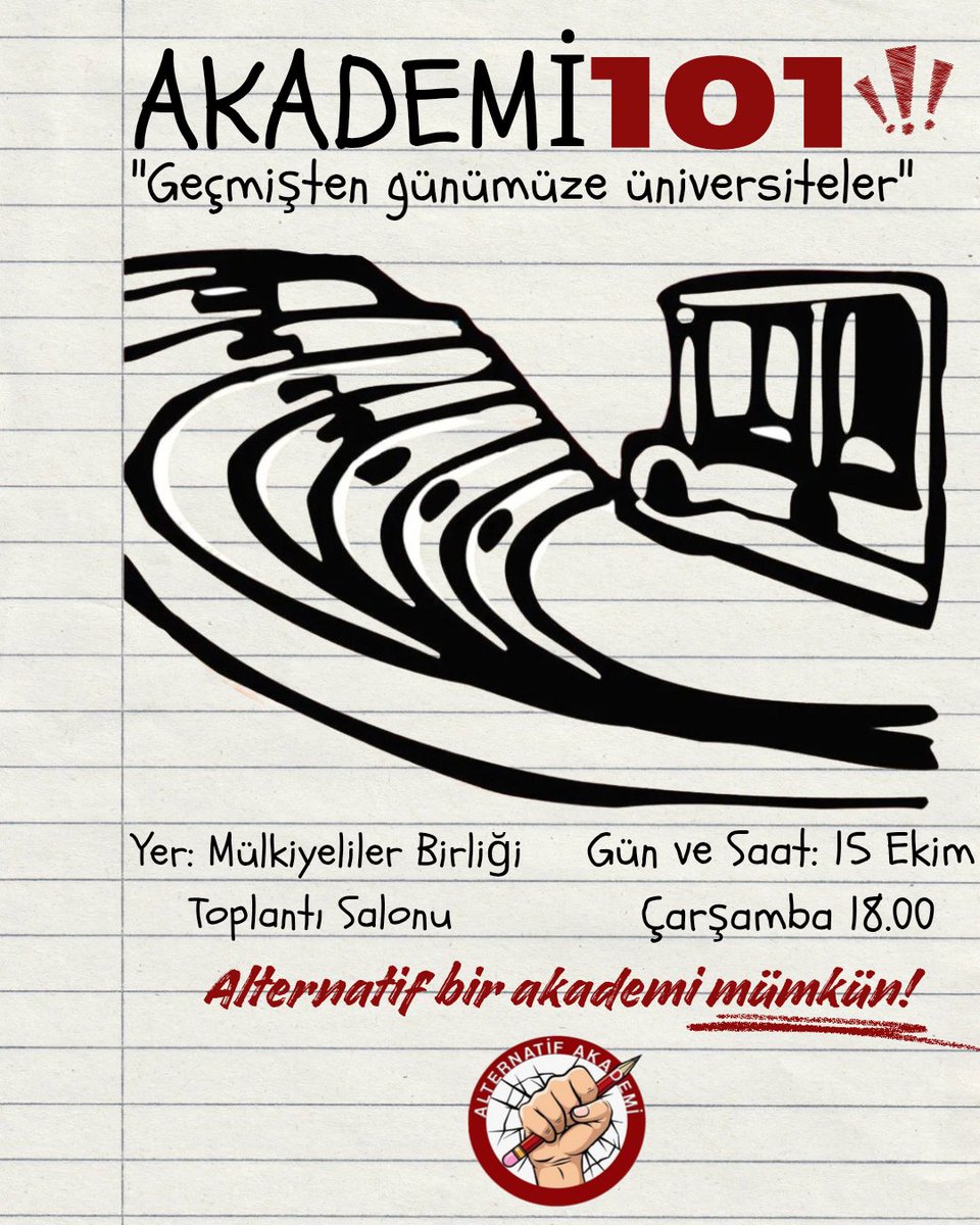 Dönemin ilk etkinliği olan akademi101 etkinliğimize sen de davetlisin! Detaylı bilgi için bize ulaşabilirsin!
