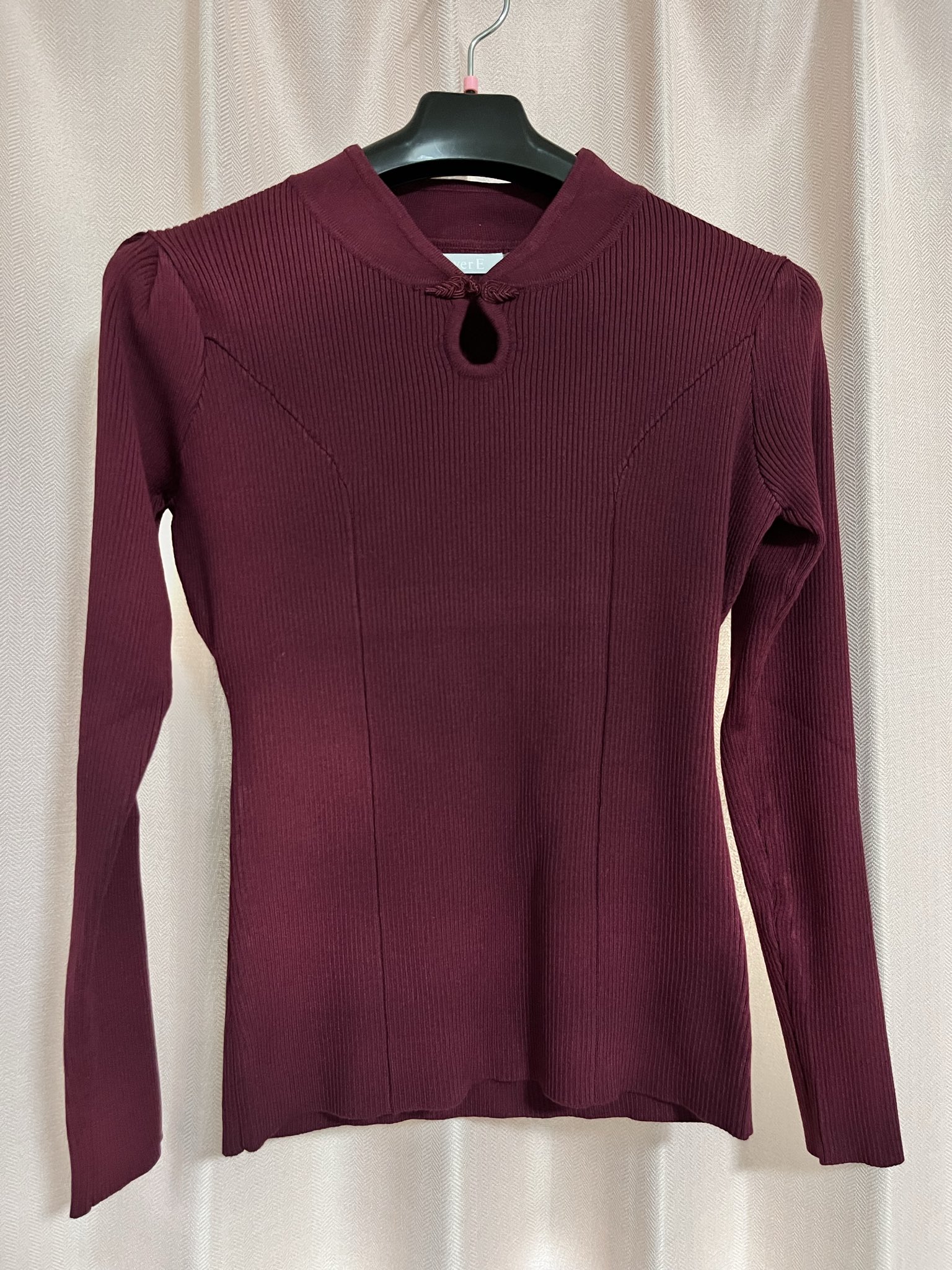 overE Vネックパネルニット：スモーキーブルー　U65 overE Vネックパネルニット：スモーキーブルー U65 - メルカリ