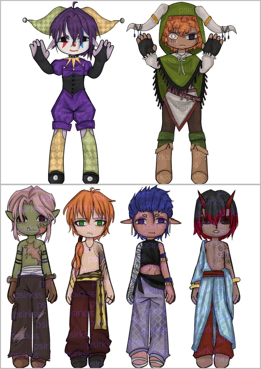 psirkss's tweet image. пак адоптів по 100гривнів 
Оплата моно або приват 
За 150 ще + чібі артик намалюю
Писати в тг: @/shewioo
#адопти #украрт  #Adopt