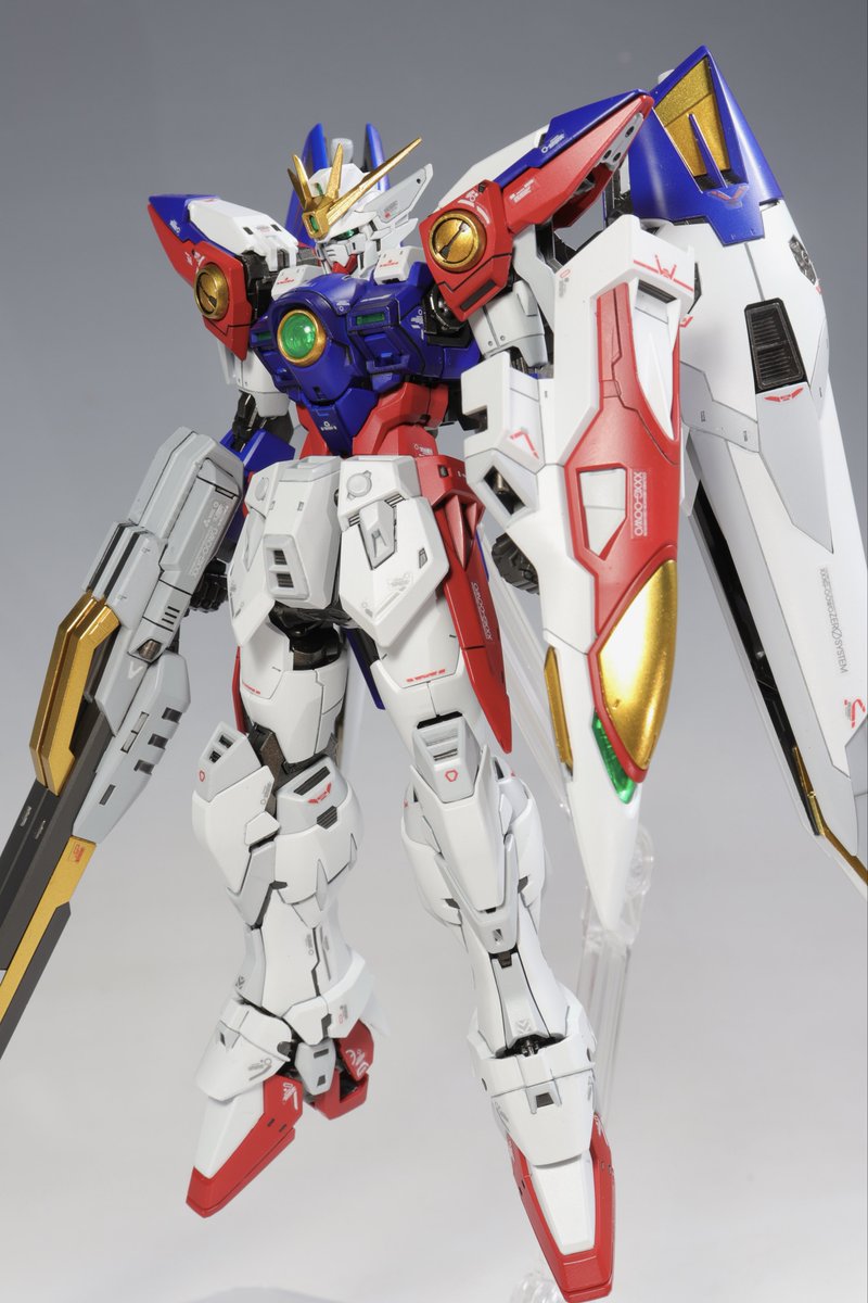 RGウイングガンダムゼロ　全塗装 RG ウイングガンダムゼロ 塗装/完成 : デンデロの消失