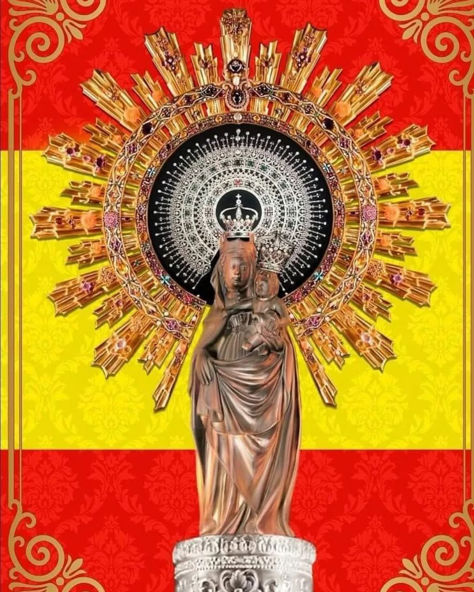"Es la Virgen del Pilar
la que más altares tiene,
pues no hay ningún español
que en su pecho no la lleve".

 ¡¡Viva la Virgen del Pilar!!! ♥️ ¡Viva Zaragoza!! ¡¡Viva España!! 🇪🇦

¡¡Feliz Día del Pilar!!!! ♥️ 🇪🇦 ¡¡Feliz Día de la Hispanidad!!!! 🇪🇦 #12deOctubre