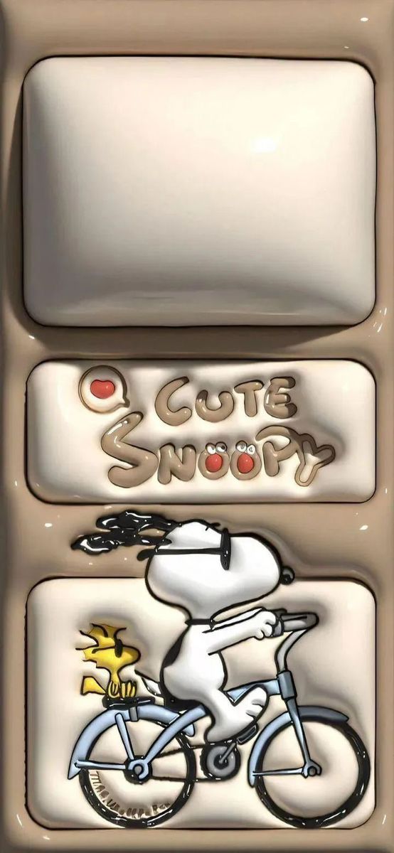 smoothgallery's tweet image. &quot;Cute Snoppy&quot; 🚲🚲🚲
