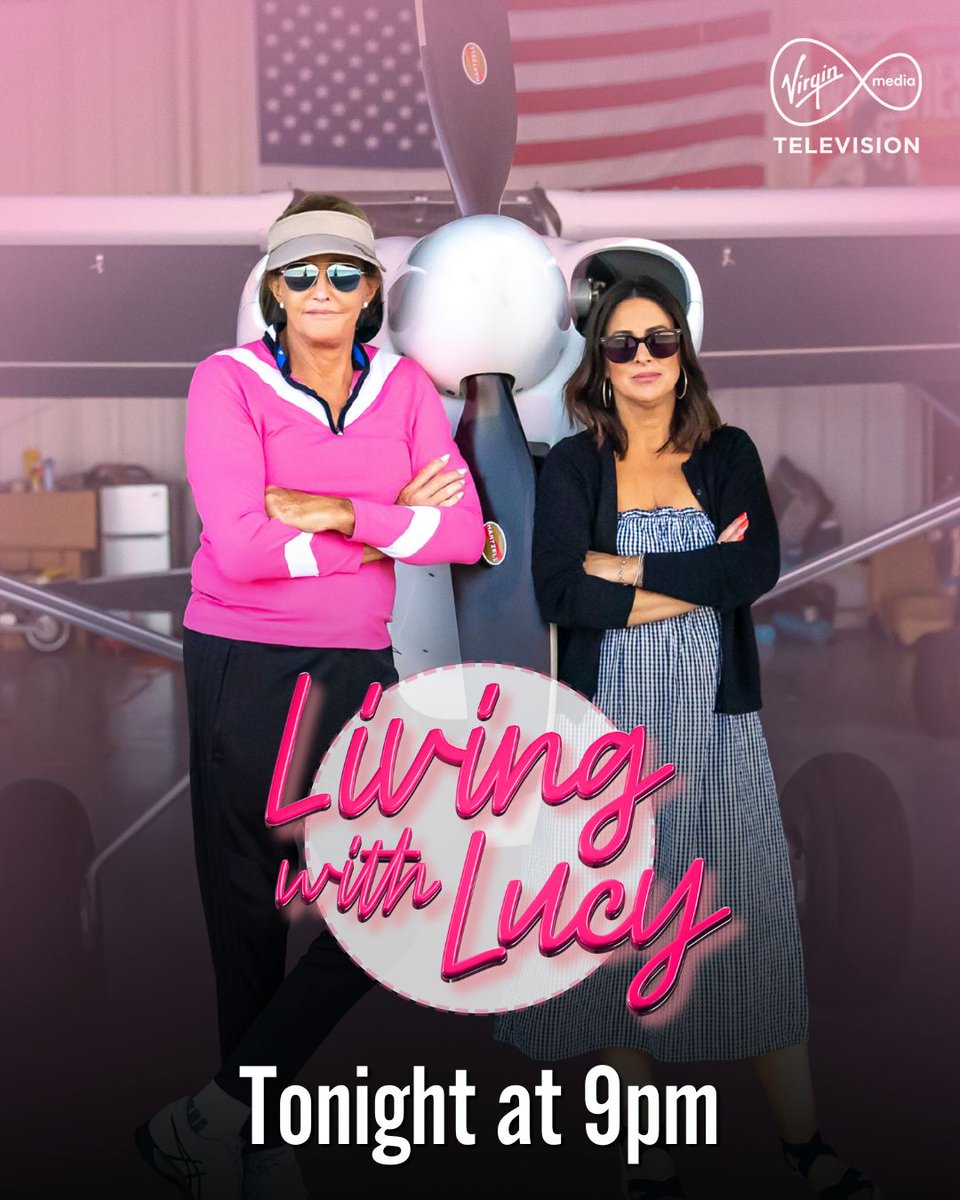 Lucy checks into Caitlyn Jenner's Malibu home TONIGHT! 🌴

Get ready to see everything from poolside chats and golf lessons to a trip to Caitlyn’s private airplane hangar... ✈️

#LivingWithLucy | Tonight at 9pm on Virgin Media Play &amp; Virgin Media One 🧳