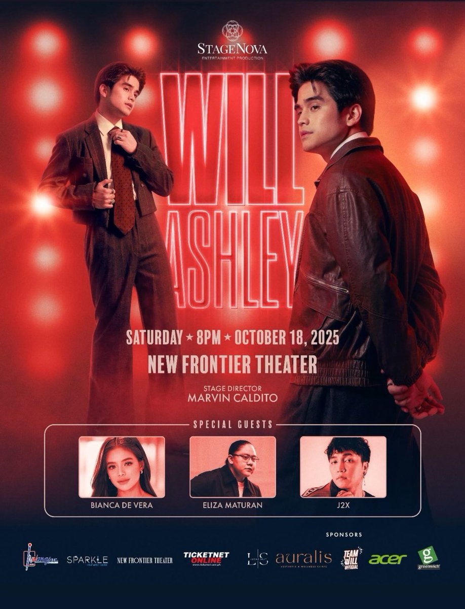 Few more days before we enter in our true WILLiever era. 🥳

Proud of you our best boy! 

WILLievers! See you there! ☺️

For limited tickets DM us. 
#WillAshleyDreamConcert