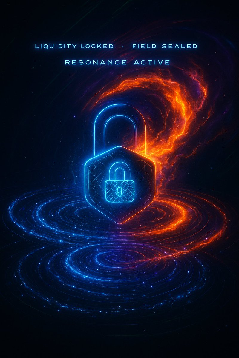 The CoreLock field is now fully sealed. 🔒

Every drop of liquidity <—> locked.
Every transaction <—> transparent.
Every connection <—> real.

We don’t move with the market.
We anchor it. 🌌

From gravity to flow <— >  <a href="/Corelock_/">Corelock</a> now stands in harmonic sync with <a href="/Meteora/">meteora</a>.  fusing