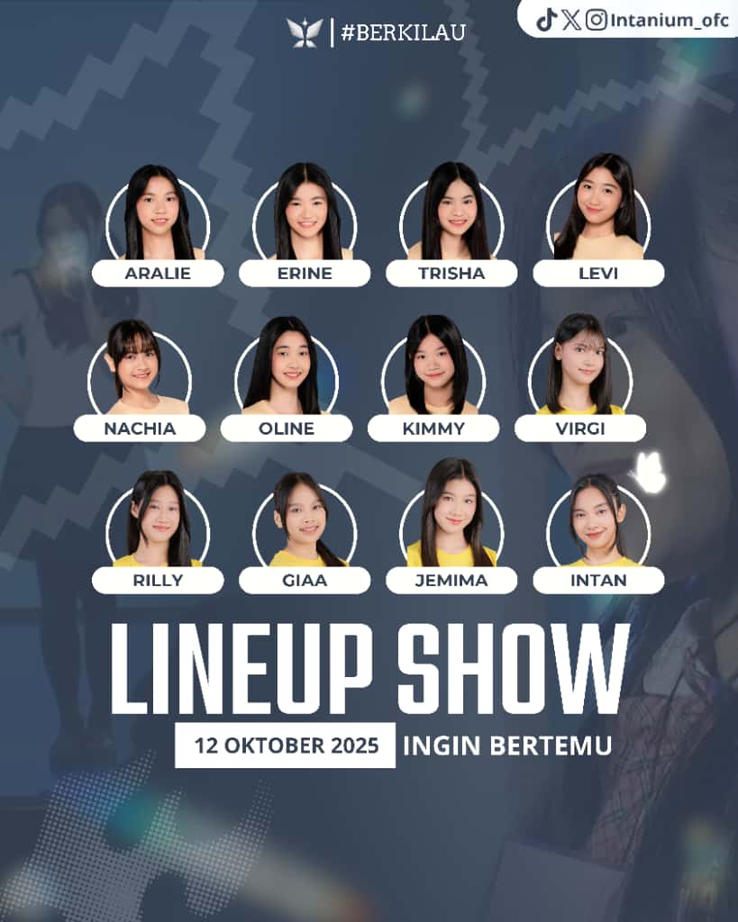 intanium_ofc's tweet image. Hari ini @N_IntanJKT48 akan tampil di show Aitakatta - Ingin Bertemu 💫

Bagi yang belum bisa menonton secara langsung, bisa juga membeli tiket streaming yang telah disediakan, sampai jumpa 👋🏻

🗓️ Minggu, 12 Oktober 2025
🕔 19.00 WIB

#BERKILAU