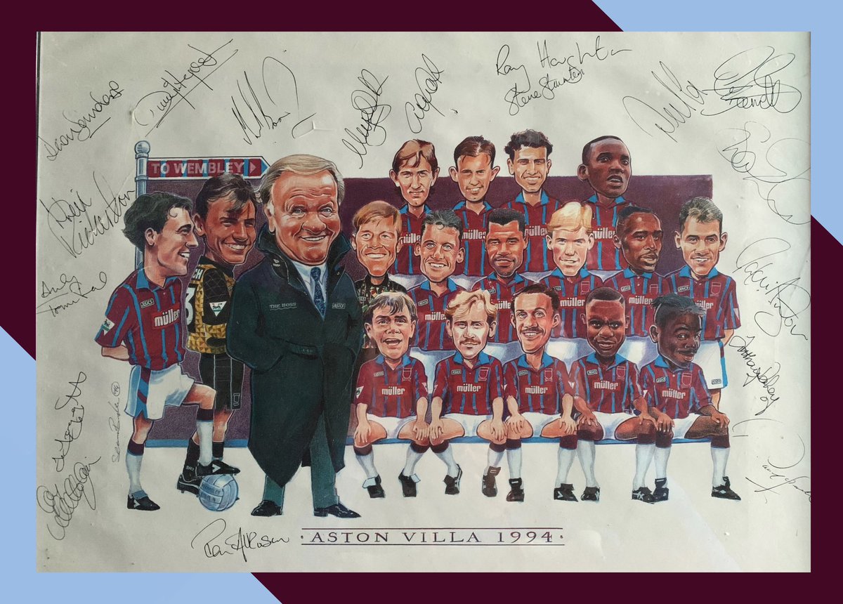 Primetimeperry's tweet photo. One of my favourite pieces of wall art.

What a team!!!

The 94 cup winning squad will always be a special collective of players for me.

#AVFC #AstonVilla 🟣🔵 🏆 https://t.co/XQdkp7k1ho