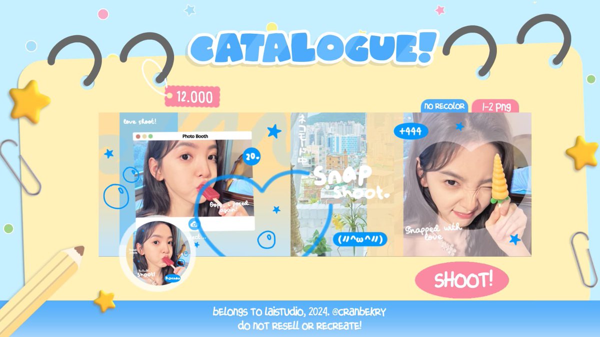 cranbekry's tweet image. 👩🏻‍🍳𓄯ᩙ  ۫  ,,  help any interaction will be appreciated ✿ ｡⤙

lai open pameran membawa set-up dan katalog yang akan dipakai lai kedepannya🖍️ ᭝ ᨳଓ ՟
scroll lalu bantu ospek ya teman-teman, jika ada yang tidak aman boleh dm lai baik-baik🔖

#zonauang #zonaba