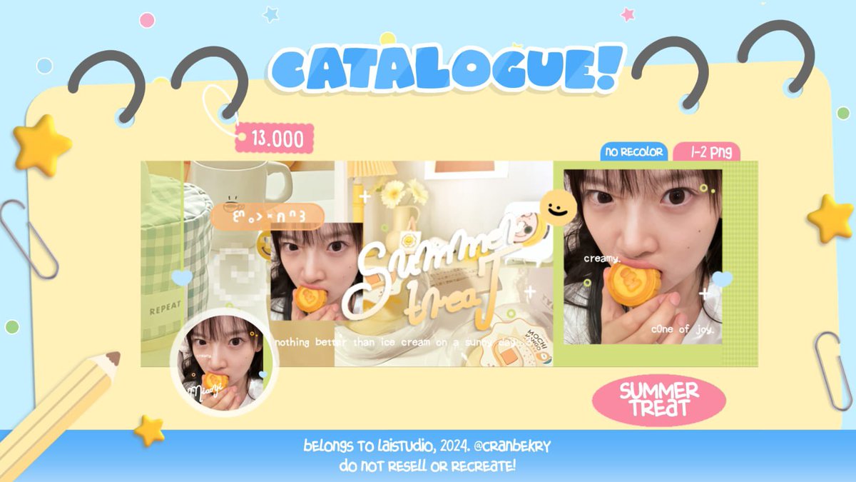 cranbekry's tweet image. 👩🏻‍🍳𓄯ᩙ  ۫  ,,  help any interaction will be appreciated ✿ ｡⤙

lai open pameran membawa set-up dan katalog yang akan dipakai lai kedepannya🖍️ ᭝ ᨳଓ ՟
scroll lalu bantu ospek ya teman-teman, jika ada yang tidak aman boleh dm lai baik-baik🔖

#zonauang #zonaba