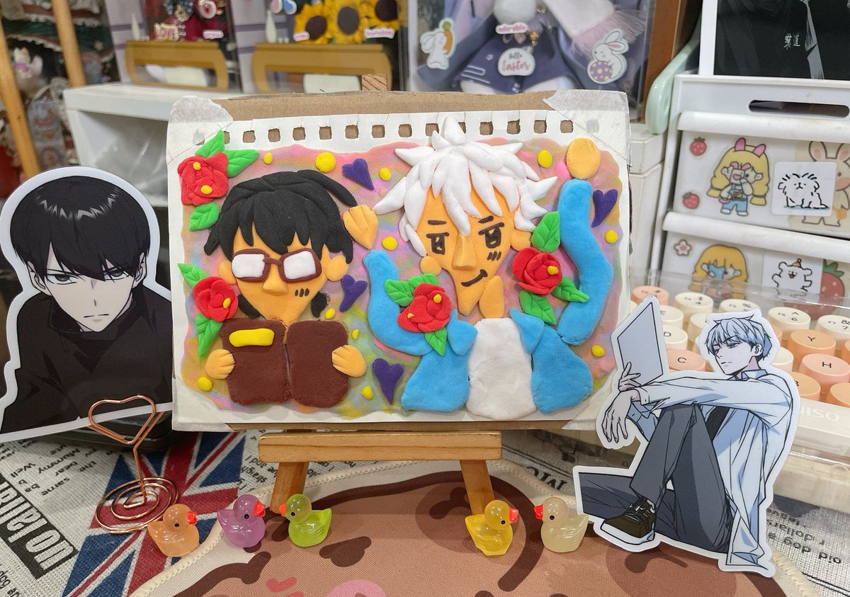 Shou_iu10051's tweet photo. My friend made a clay art for my commission Hanul Gamin😂🥹🥹
So silly. It's funny
#studygroup
#hanwoolpi
#gaminyoon https://t.co/0WEORaVpHD