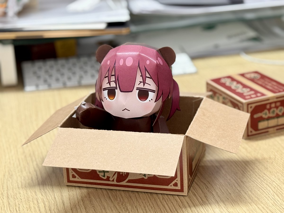 muumin_craft's tweet photo. 箱入りクマリン https://t.co/4Xgqf9cbRA