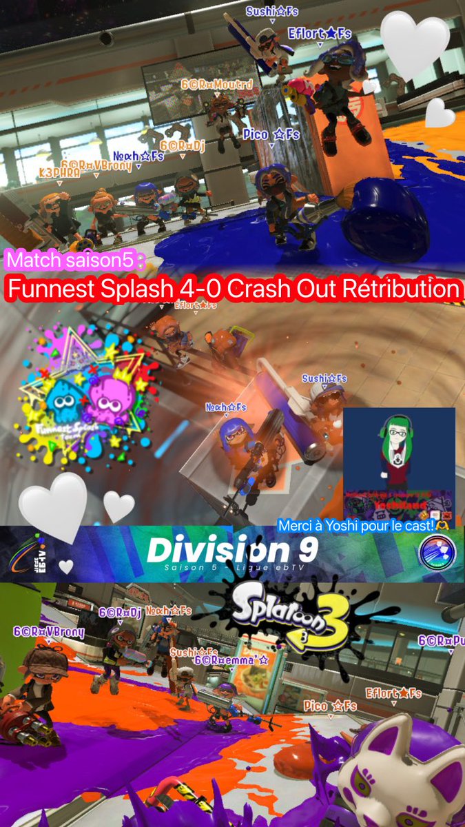 Funnest_Splash's tweet photo. 4-0 !
Gg à la Crash Out et merci à Yoshi pour le cast🫶
- https://t.co/C7oUopQMBu
- @CORetribution 
Prochain match, contre la Avalanche ! https://t.co/2dfd0cbx3Z
