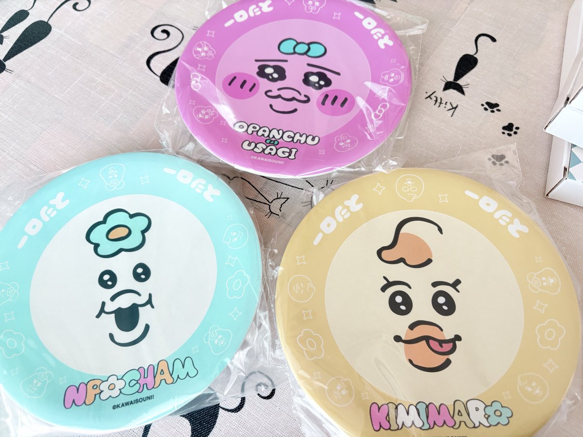 おぱんちゅ、んぽちゃむ、きみまろに会いに行ってきた〜！！
欲しかったわさびも手に入ったし、お皿もコンプしたし、
次は後半のんぽちゃむときみまろ手に入れるぞー！☺️

 #スシローで見つけた
